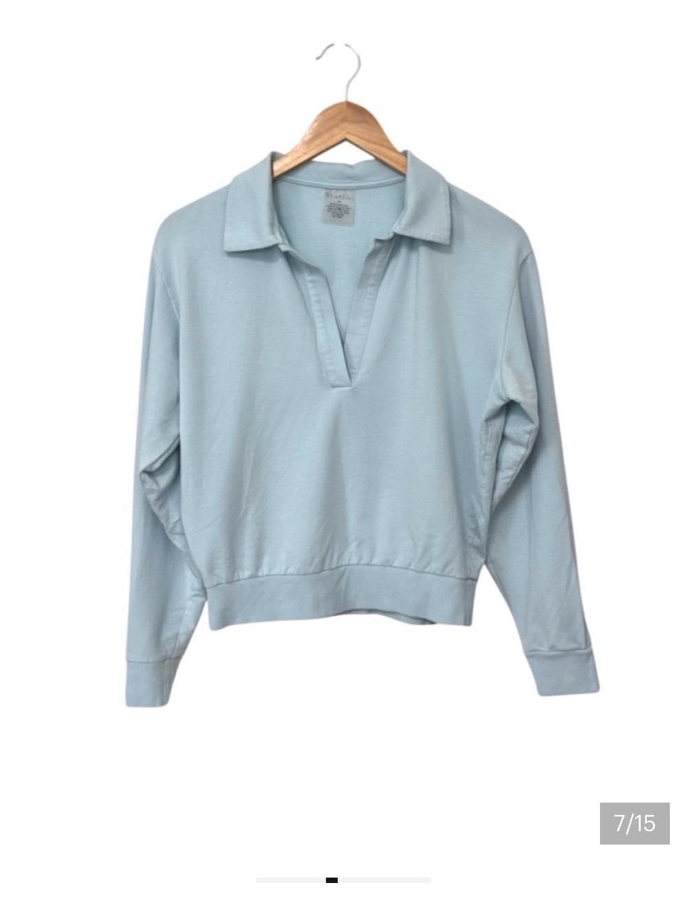 NEGATIVE | Club Pullover and Flare Pant Set in Glacier Blue, Size XS - Picture 7 of 11